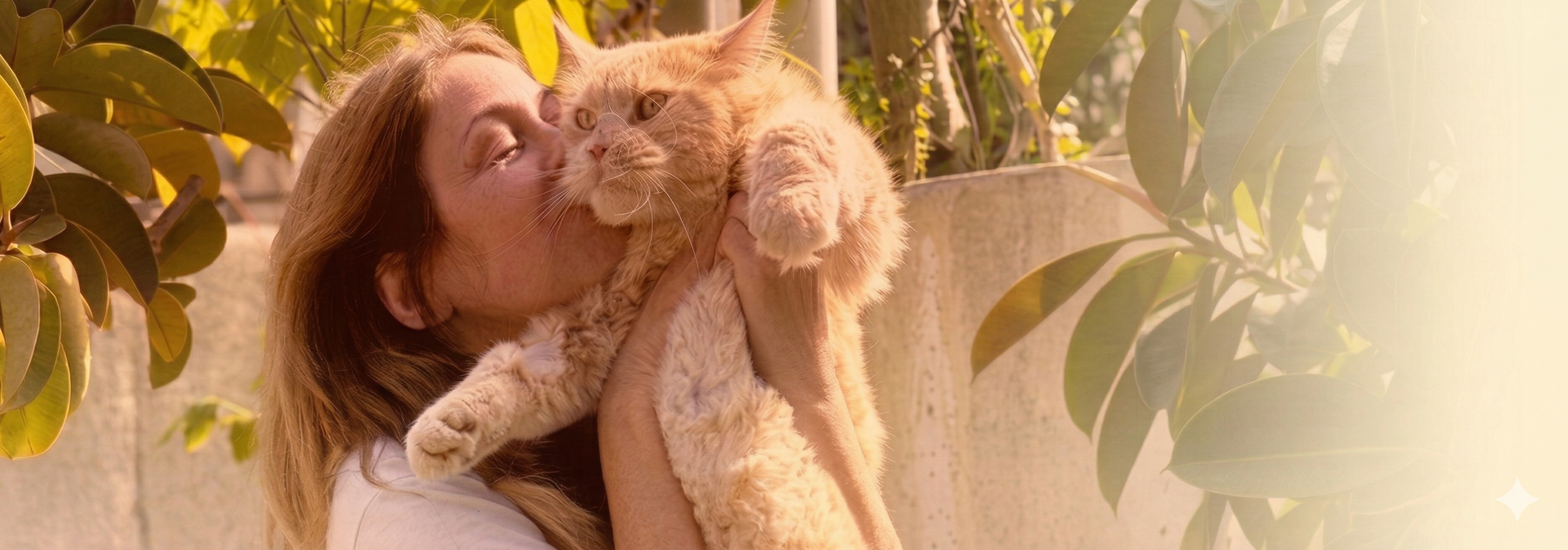מרינה עם החתול שלה